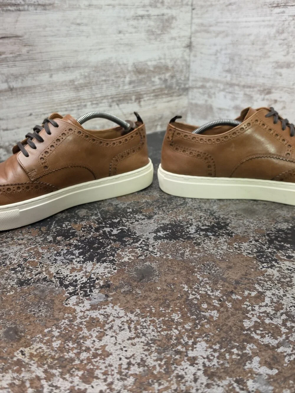 Cole Haan Winslow Wingtip Oxford Sneakers Shoes Sz 10 Brown Leather C35600